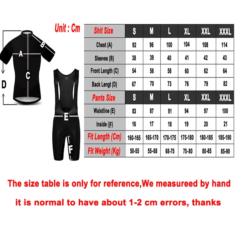 Cycling Jersey and Shorts Set – Quick-Dry Apparel for Road Bike Racing