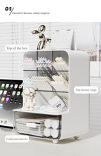 Slanted Desk Organizer – Large Capacity Stationery Holder for Office Storage