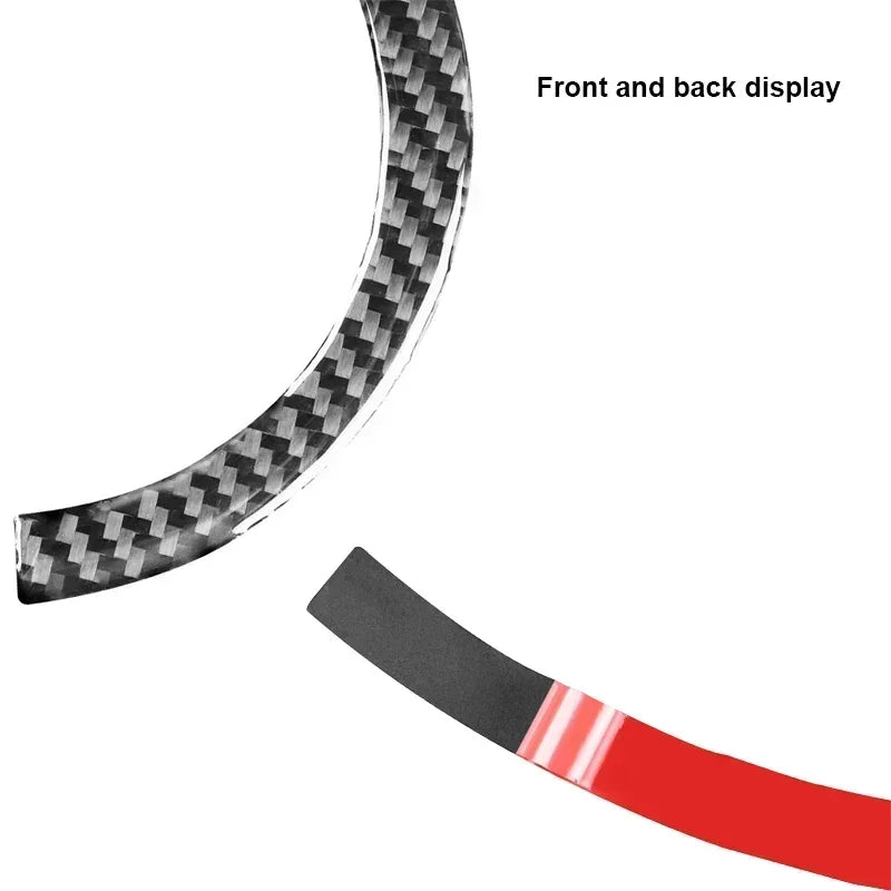 Steering Wheel Trim Cover – Carbon Fiber Interior Decor for Mini Cooper