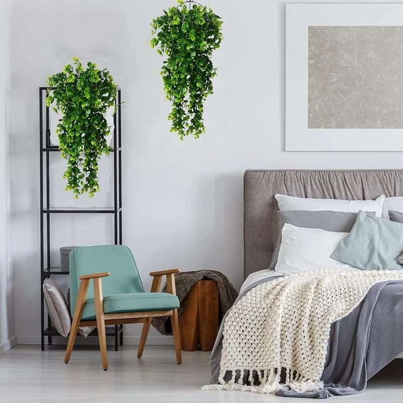 Artificial Eucalyptus Vine – Hanging Greenery for Home and Wedding Decor