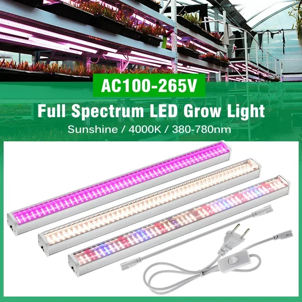 Full Spectrum LED Grow Lights – Greenhouse Lighting for Indoor Plant Growth
