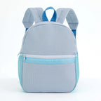 Seersucker Striped Backpack – Classic Kids Book Bag for Preschool