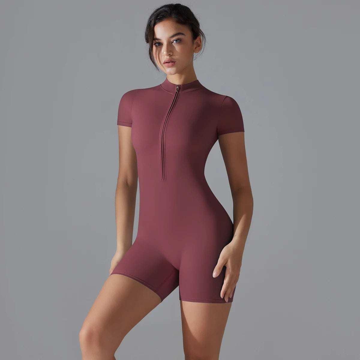 Women’s Fitness Bodysuit – Breathable Quick-Drying Fabric for Gym Workout