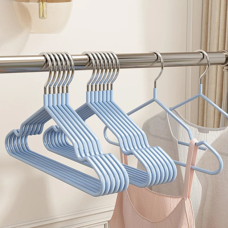 Non-Slip Metal Clothes Hangers – Round Notch Design for Suit and Coat Storage