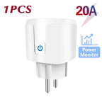 WiFi Smart Plug – 16A Power Monitor Outlet for Smart Home Automation