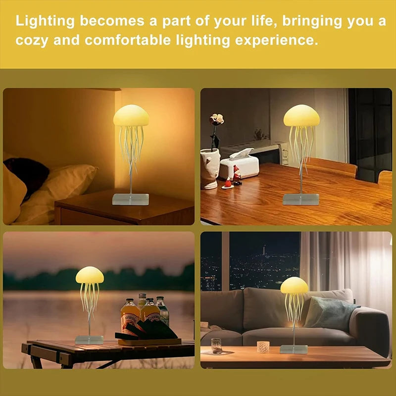 LED Jellyfish Lamp – Color Changing Night Light for Home Decor