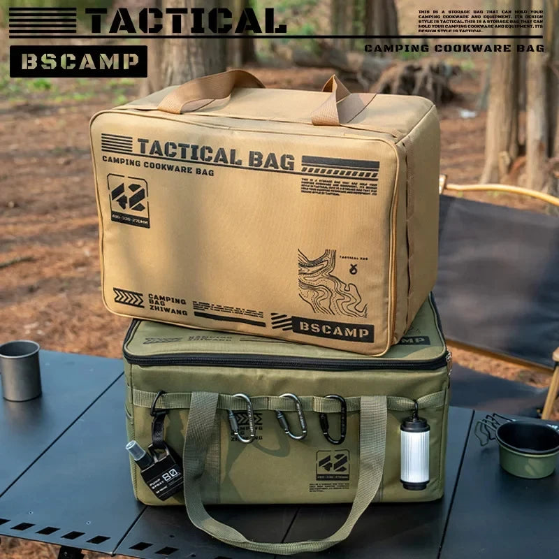 Tactical Camping Storage Bag – Insulated Folding Box for Field Equipment