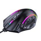RGB Gaming Mouse – 12800 DPI Programmable 12-Button Ergonomic Controller for PC