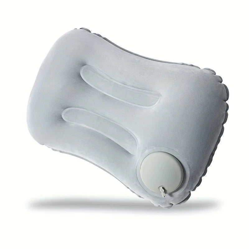 Portable Inflatable Travel Pillow – Ergonomic Neck and Waist Support for Flights