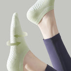 Anti-slip Cotton Yoga Socks – Breathable Pilates Ballet Grips for Women Gym