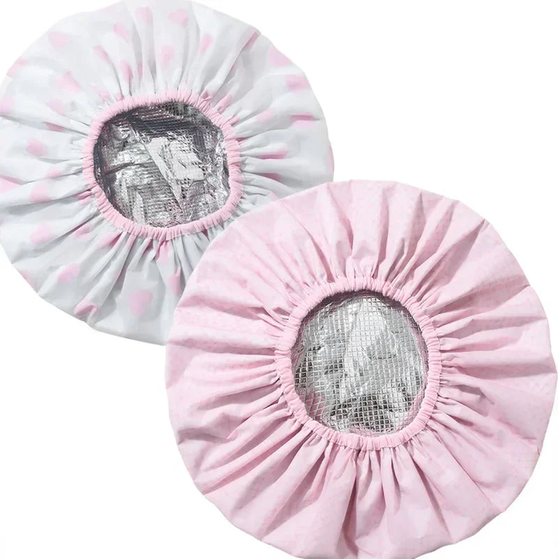 Self-Heating Thermal Hair Mask Cap – Insulated Foil Hat for Deep Conditioning