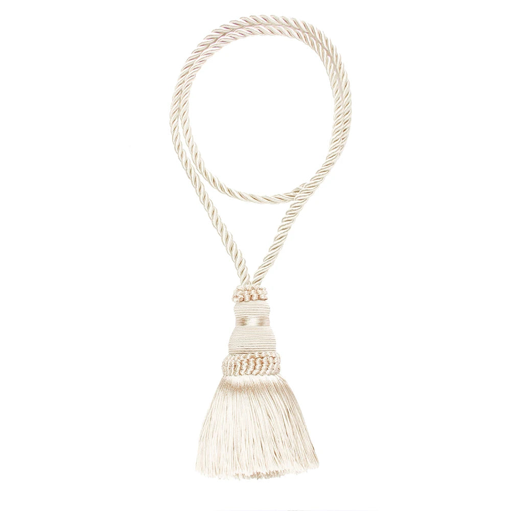 Decorative Curtain Tassel Tieback – Braided Rope Holder for Home Decor