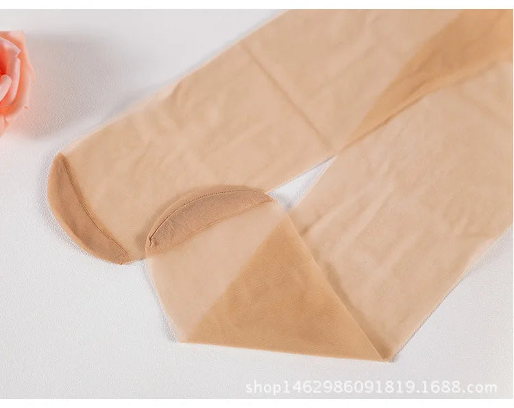 Silicone Lace Thigh High Stockings – Ultra Thin Non-Slip Hosiery for Fashion