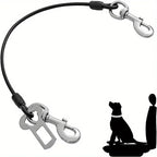 Chew-Proof Dog Car Harness – Durable Safety Seat Belt for Travel