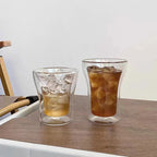 Double-Layer Glass Coffee Mug – Heat Resistant Cup for Espresso and Tea