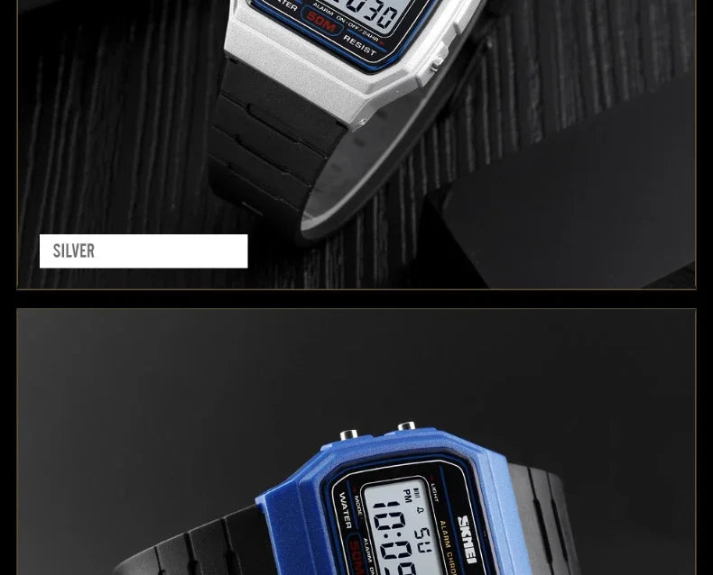 Digital Sports Watch – Waterproof Display for Women