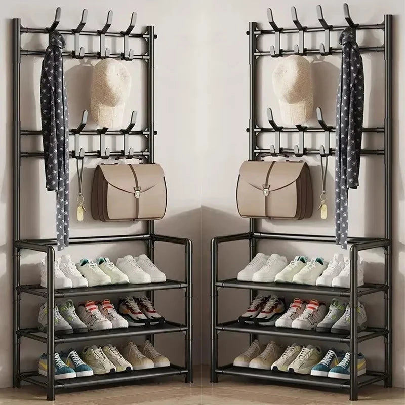 Multi-Layer Shoe Rack – Floor-Standing Organizer for Entryway and Closet Storage