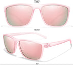 Polarized Cycling Sunglasses – UV400 Square Eyewear for Outdoor Sports