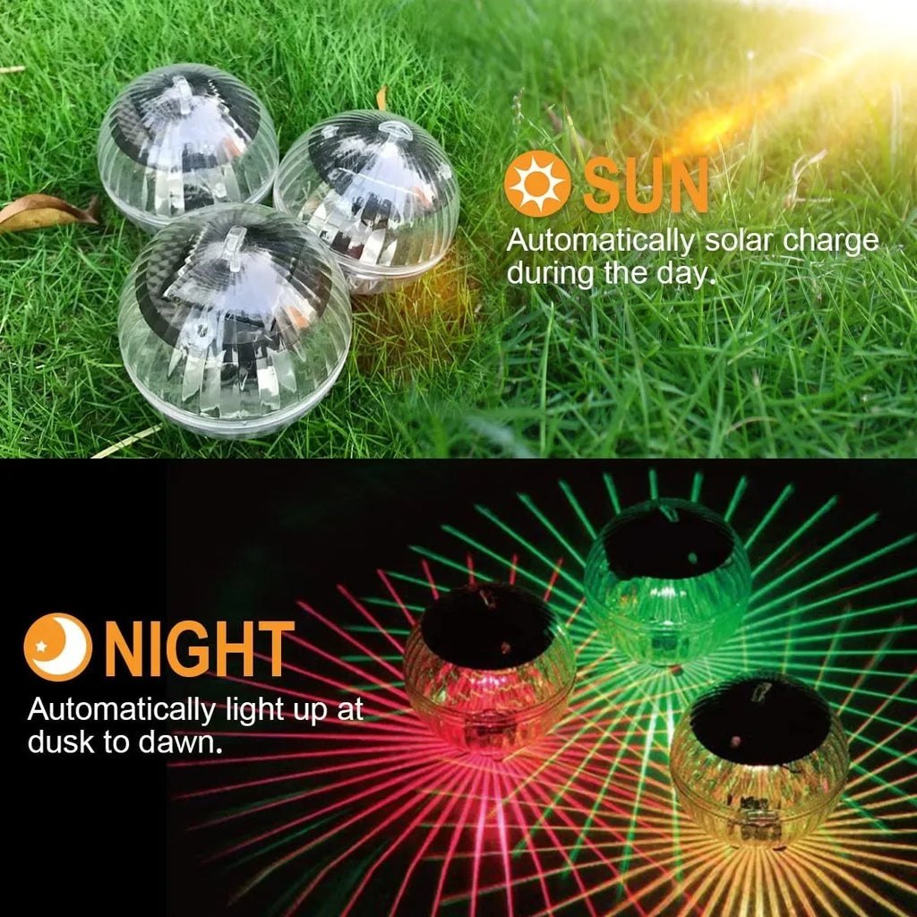 Solar Floating Pool Lights – Waterproof Color Changing LED Ball for Pond Decor