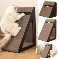 Cardboard Cat Scratcher – Triangle Climbing Frame for Pet Claw Training