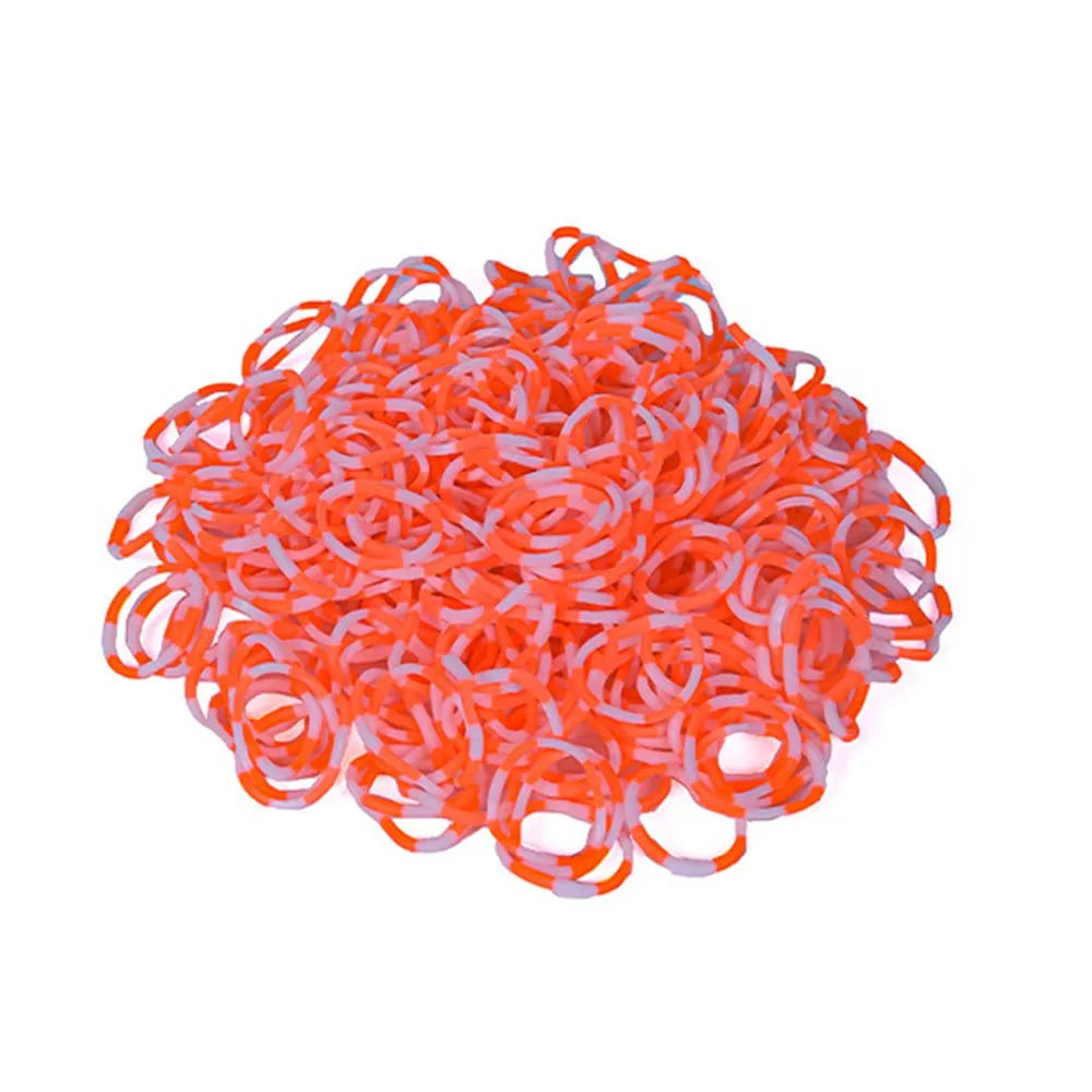 Elastic Loom Bands – Colorful DIY Jewelry Making Kit for Kids Crafts