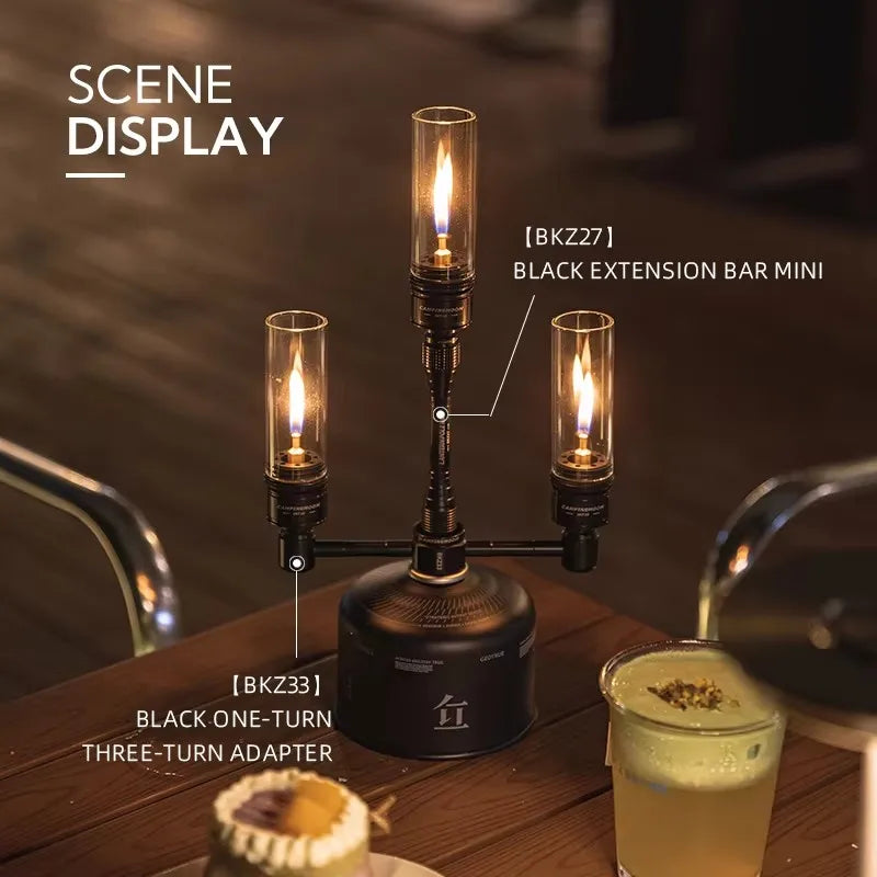 Aluminum Atmosphere Candle Light – Portable Lamp for Outdoor Camping