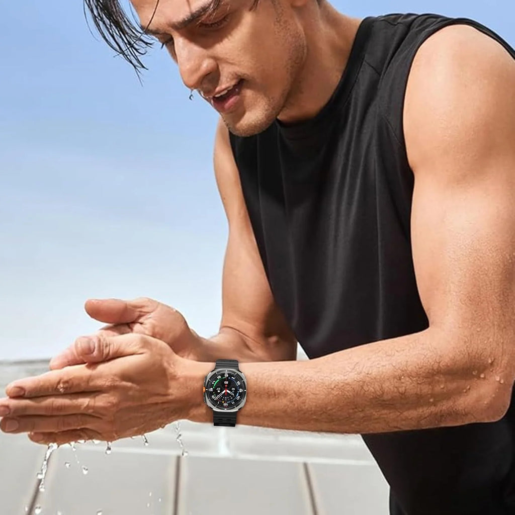 Silicone Marine Strap – Sports Watch Band for Samsung Galaxy Watch Ultra
