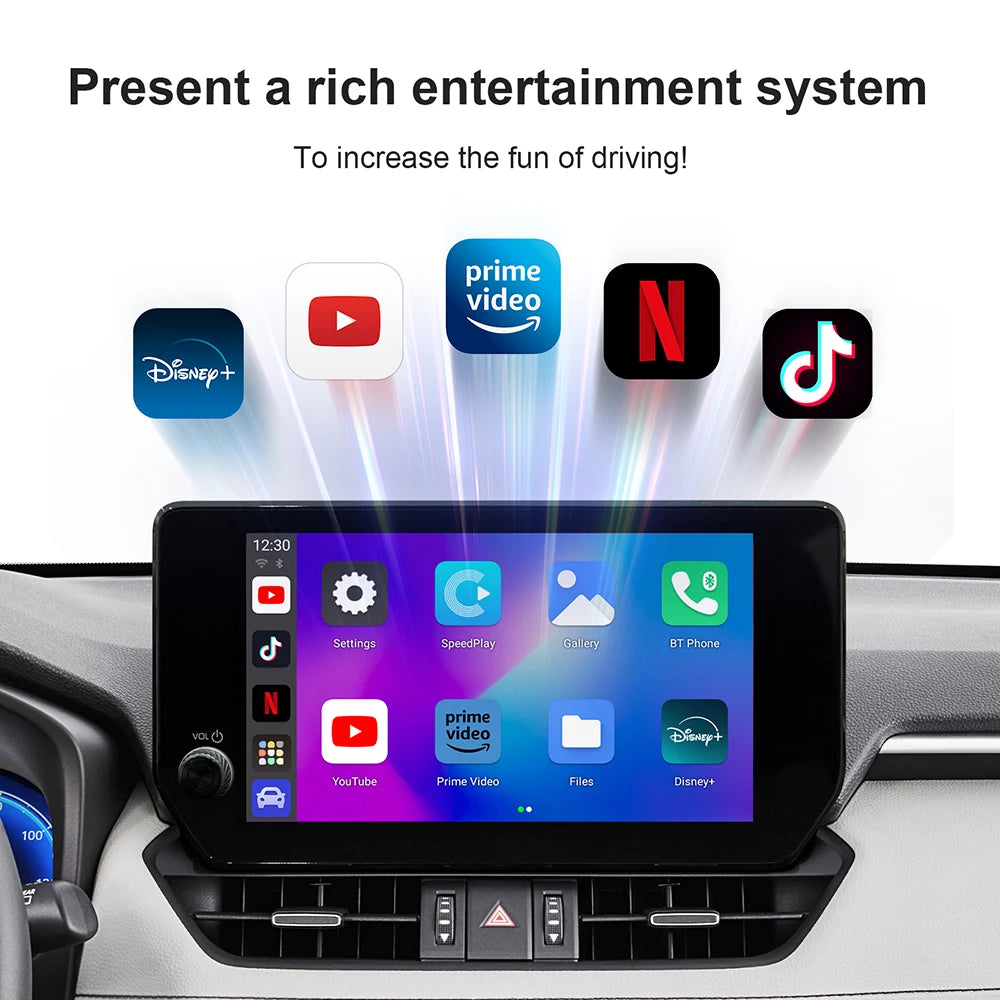 Wireless Carplay AI Box – Android 13 Multimedia Adapter for Peugeot Vehicles