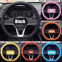 Silicone Steering Wheel Cover – Anti-slip Protective Grip for Universal Cars