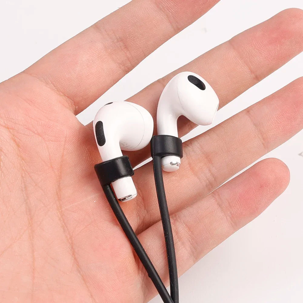 Silicone Anti-Lost AirPods Pro Strap – Secure Neck Cord for Sports
