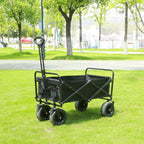 Collapsible Utility Wagon – Heavy Duty Folding Cart for Beach and Camping