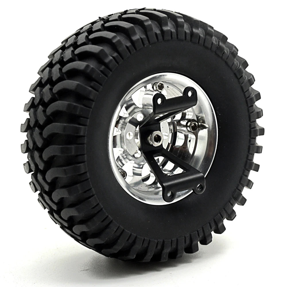 Metal Spare Wheel Tire Rack Holder for 1/10 RC Crawler Car Upgrades
