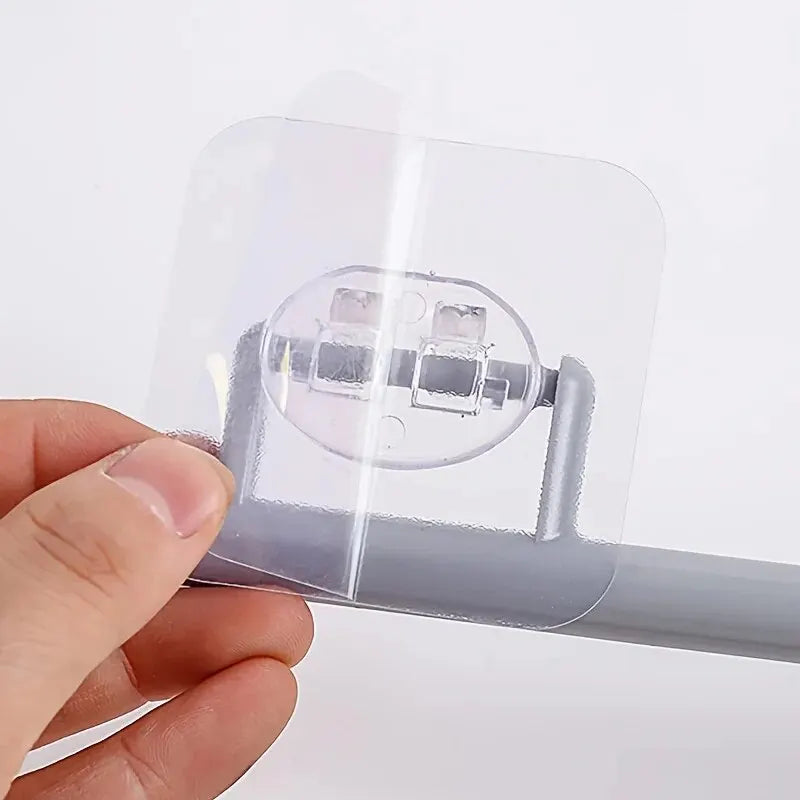 Wall-Mounted Paper Towel Rack – Adhesive Holder for Kitchen and Bathroom