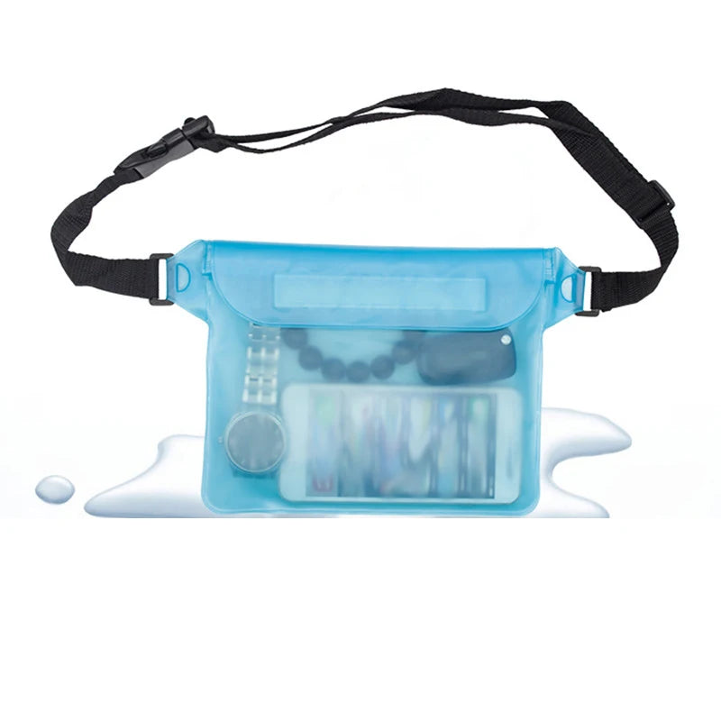 Waterproof Dry Waist Bag – Floating Pouch for Swimming Diving and Boating