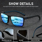 Polarized UV400 Sunglasses – Unisex Sport Eyewear for Outdoor Fishing