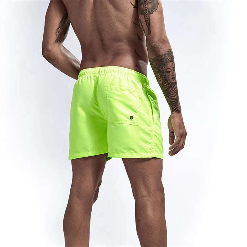Mens Quick Dry Swim Trunks – Lightweight Beach Shorts for Summer Swimming