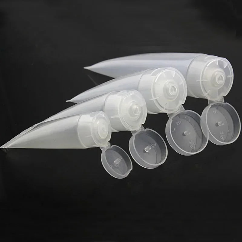 Refillable Cosmetic Squeeze Tubes – Portable Travel Containers for Lotion Creams