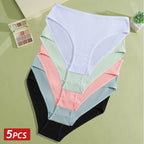 Cotton Briefs – Soft Striped Low Rise Underwear for Women