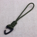 Braided Paracord Keychain – 20cm Military Nylon Lanyard for Outdoor Gear