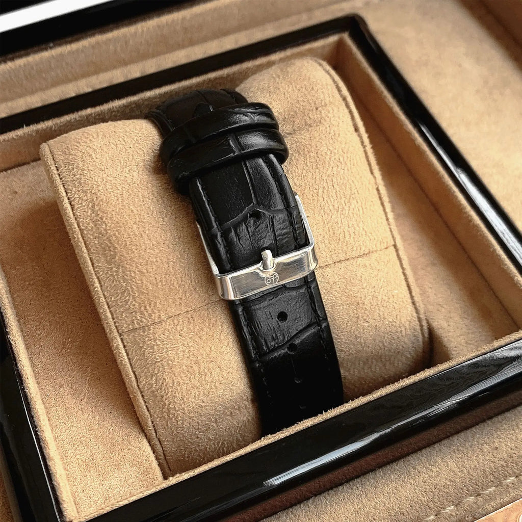 Quartz Men Watch – Retro Leather Calendar Wristwatch for Business Fashion