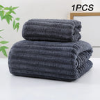 Bamboo Charcoal Coral Velvet Bath Towel – Super Absorbent for Daily Bathroom Use