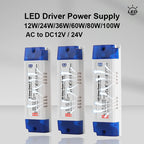 LED Lighting Transformer – Multi-Watt Power Adapter for LED Light Strips