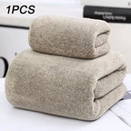 Bamboo Charcoal Coral Velvet Bath Towel – Super Absorbent for Daily Bathroom Use