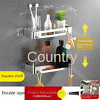 Stainless Steel Corner Shower Shelf – Wall Mounted Organizer for Bathroom Storage