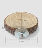 Wooden Pet Perch Platform – Natural Branch Stand for Bird and Hamster Cages