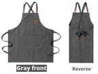 Canvas Chef Apron – Professional Kitchen Bib for BBQ and Salon Use