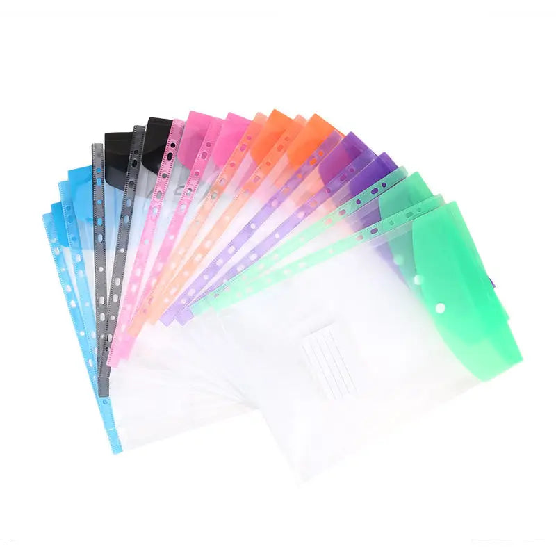 Expandable A4 Binder Pocket Organizer – Plastic Folders for Office Storage