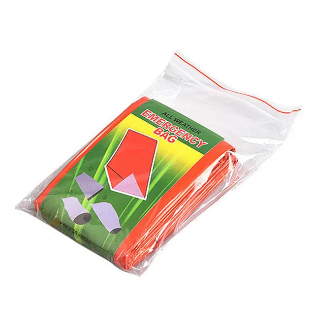 Emergency Survival Sleeping Bag – Thermal Waterproof PE for Outdoor Hiking