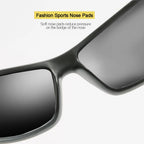 Polarized Designer Sunglasses – HD UV400 Eyewear for Driving and Fishing