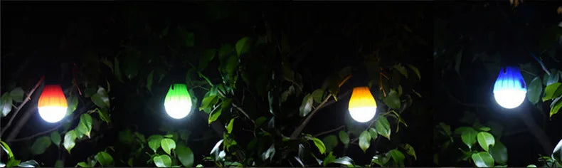 Portable LED Hanging Lantern – Soft Light Bulb for Camping and Fishing